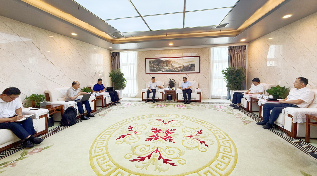 EBET易博·(中国集团)首页官网与陕西东方环保产业集团开展座谈交流
